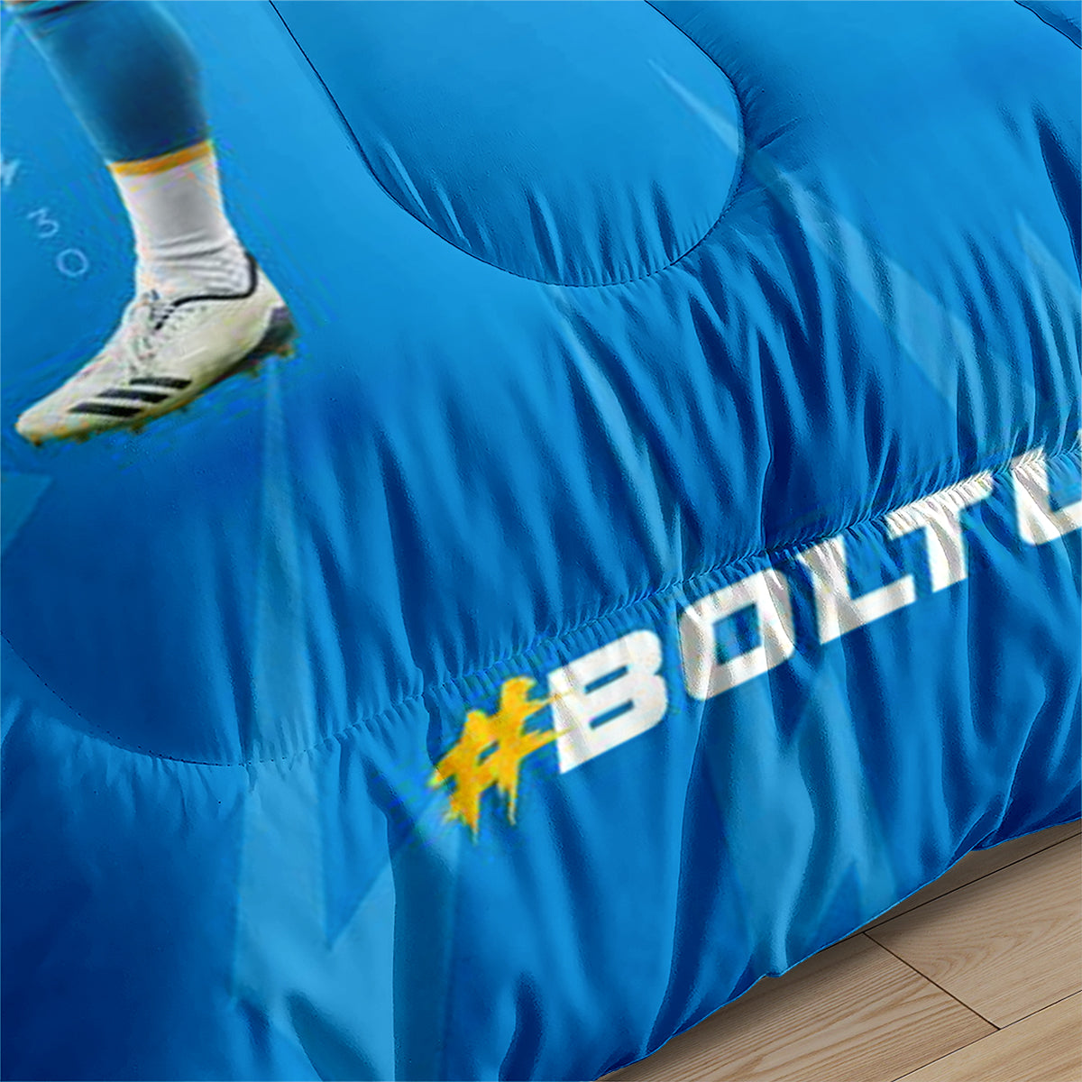 Los Angeles Chargers Football Team Comforter Pillowcase Sets Blanket All Season Reversible Quilted Duvet