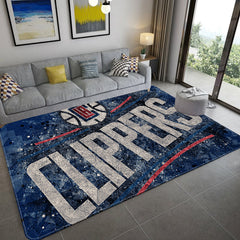 Los Angeles Clippers  Carpet Living Room Bedroom Mats Kitchen Bathroom Rugs