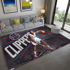 Los Angeles Clippers  Carpet Living Room Bedroom Mats Kitchen Bathroom Rugs