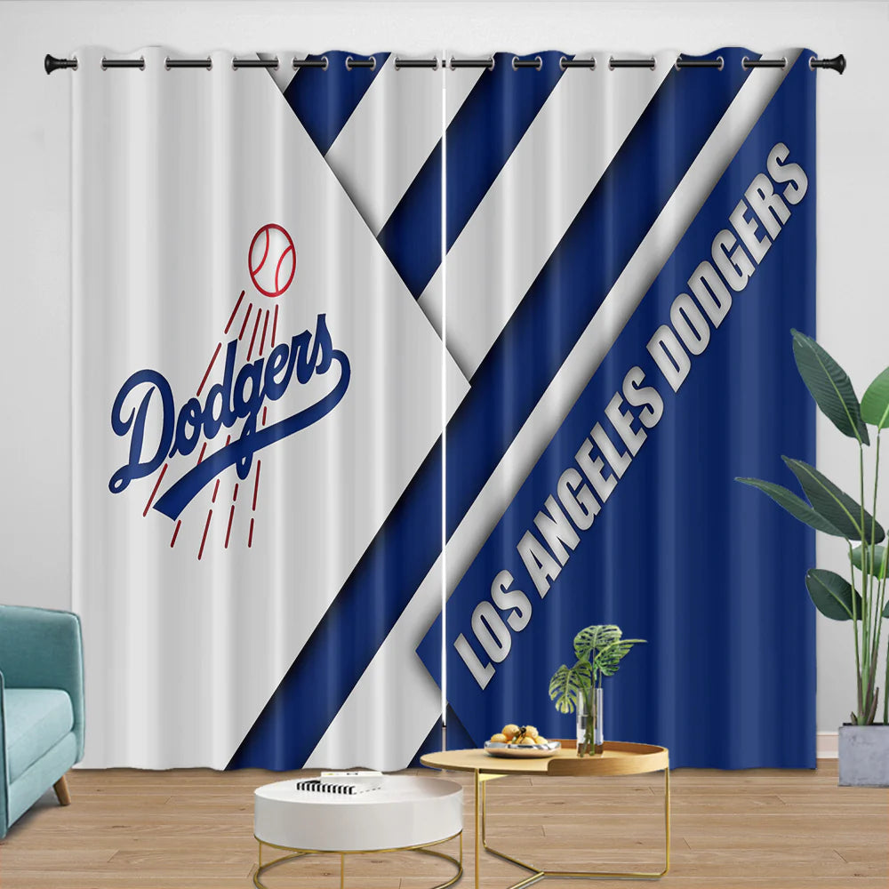 Los Angeles Dodgers Blackout Curtain for Living Room Bedroom Window Treatment