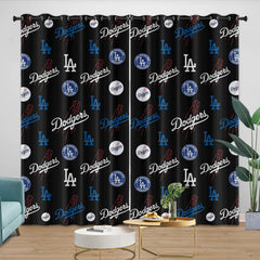 Los Angeles Dodgers Blackout Curtain for Living Room Bedroom Window Treatment