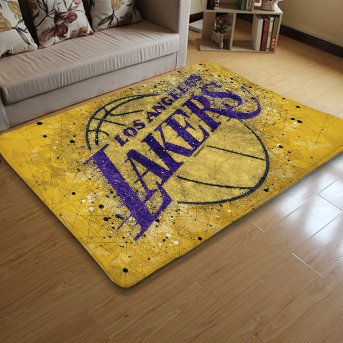 Los Angeles Basketball Lakers Carpet Living Room Bedroom Mats Kitchen Bathroom Rugs