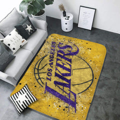 Los Angeles Basketball Lakers Carpet Living Room Bedroom Mats Kitchen Bathroom Rugs