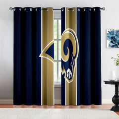 Los Angeles Rams  Football Team Blackout Curtains Drapes For Window Treatment Set