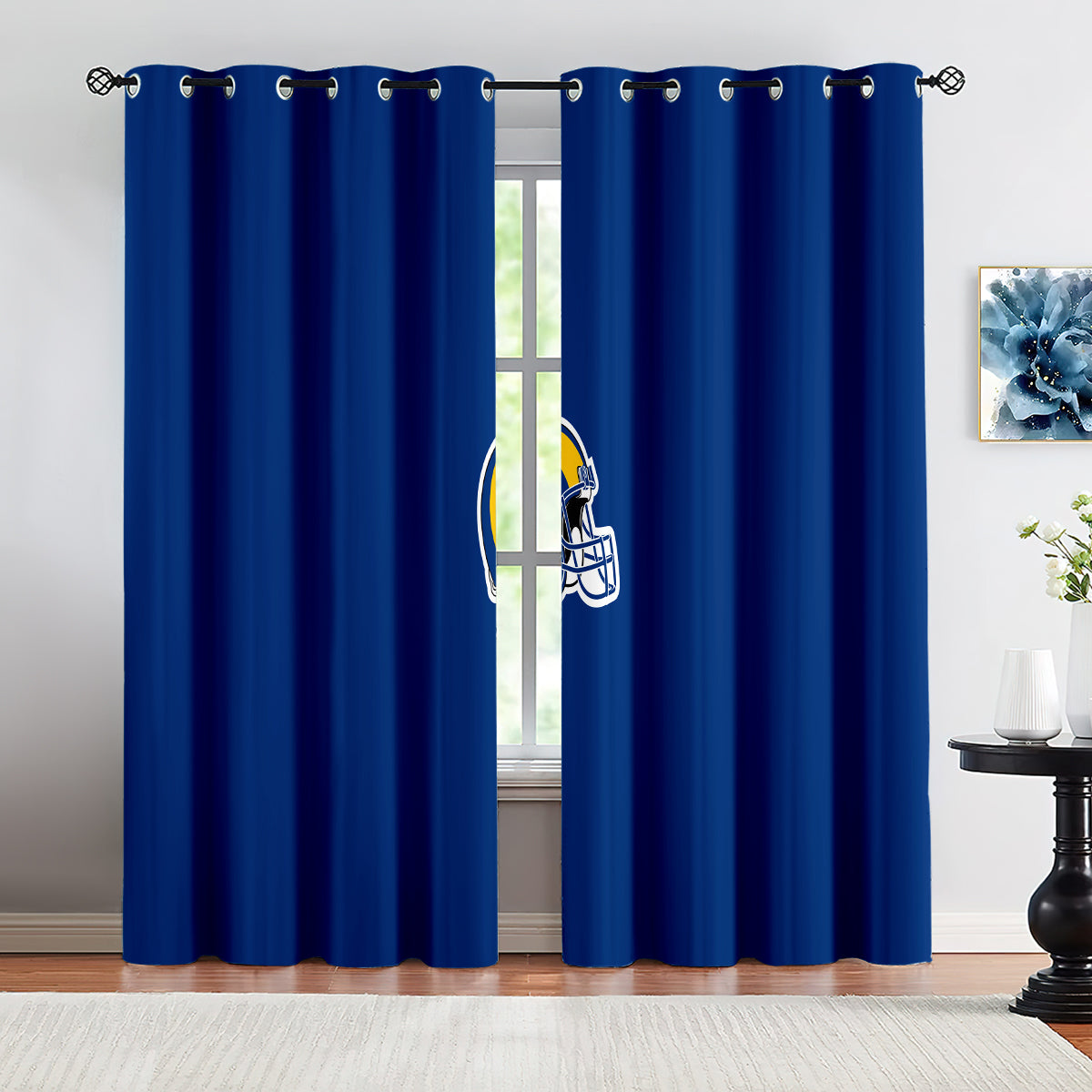 Los Angeles Rams  Football Team Blackout Curtains Drapes For Window Treatment Set