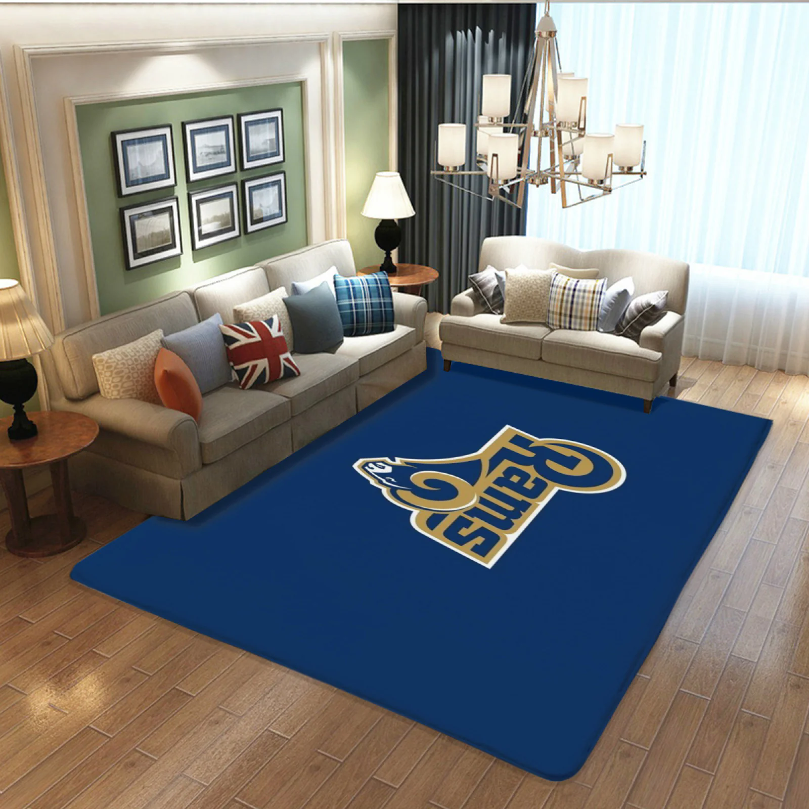 Los Angeles Rams Football Team Carpet Living Room Bedroom Mats Kitchen Bathroom Rugs