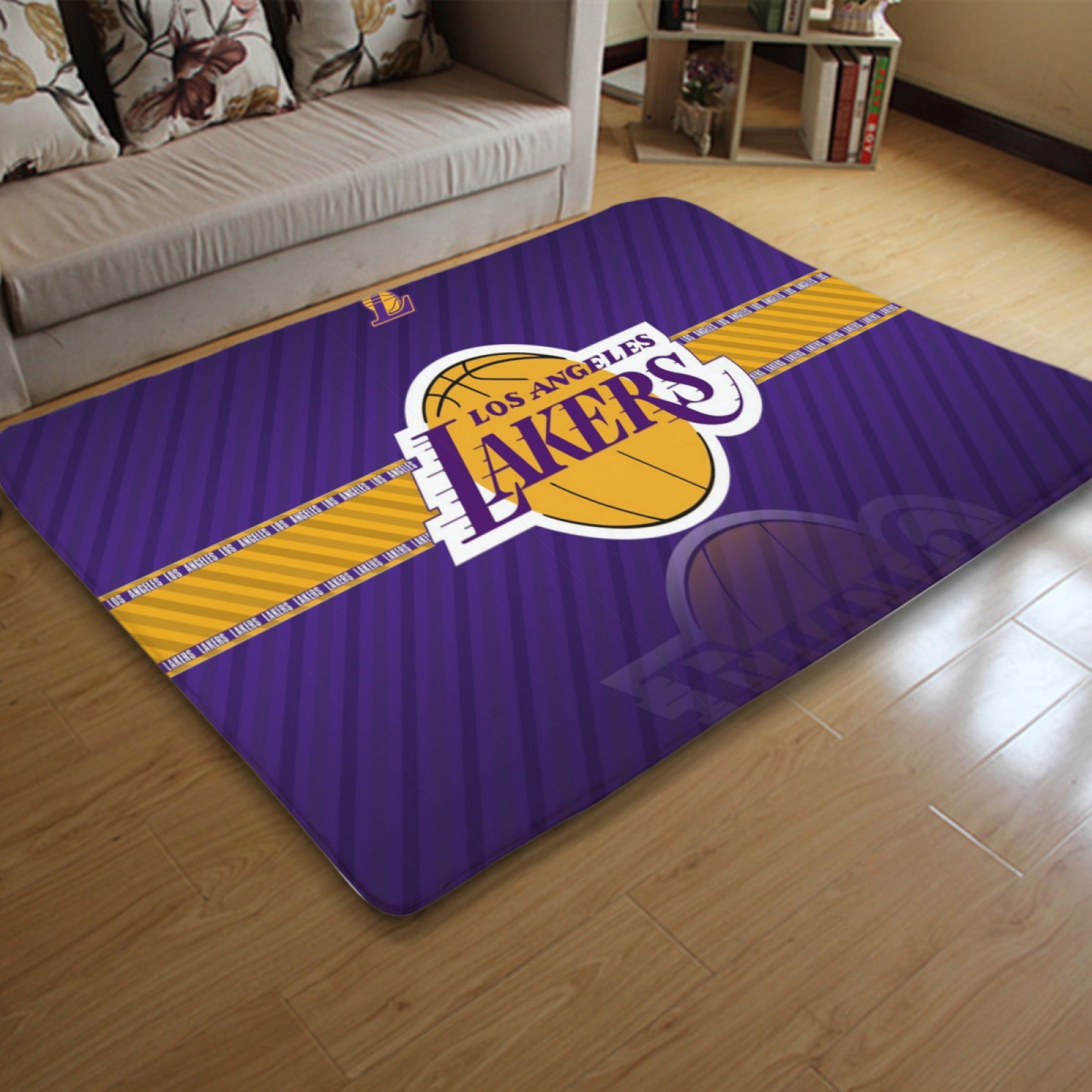 Los Angeles Basketball Lakers Carpet Living Room Bedroom Mats Kitchen Bathroom Rugs