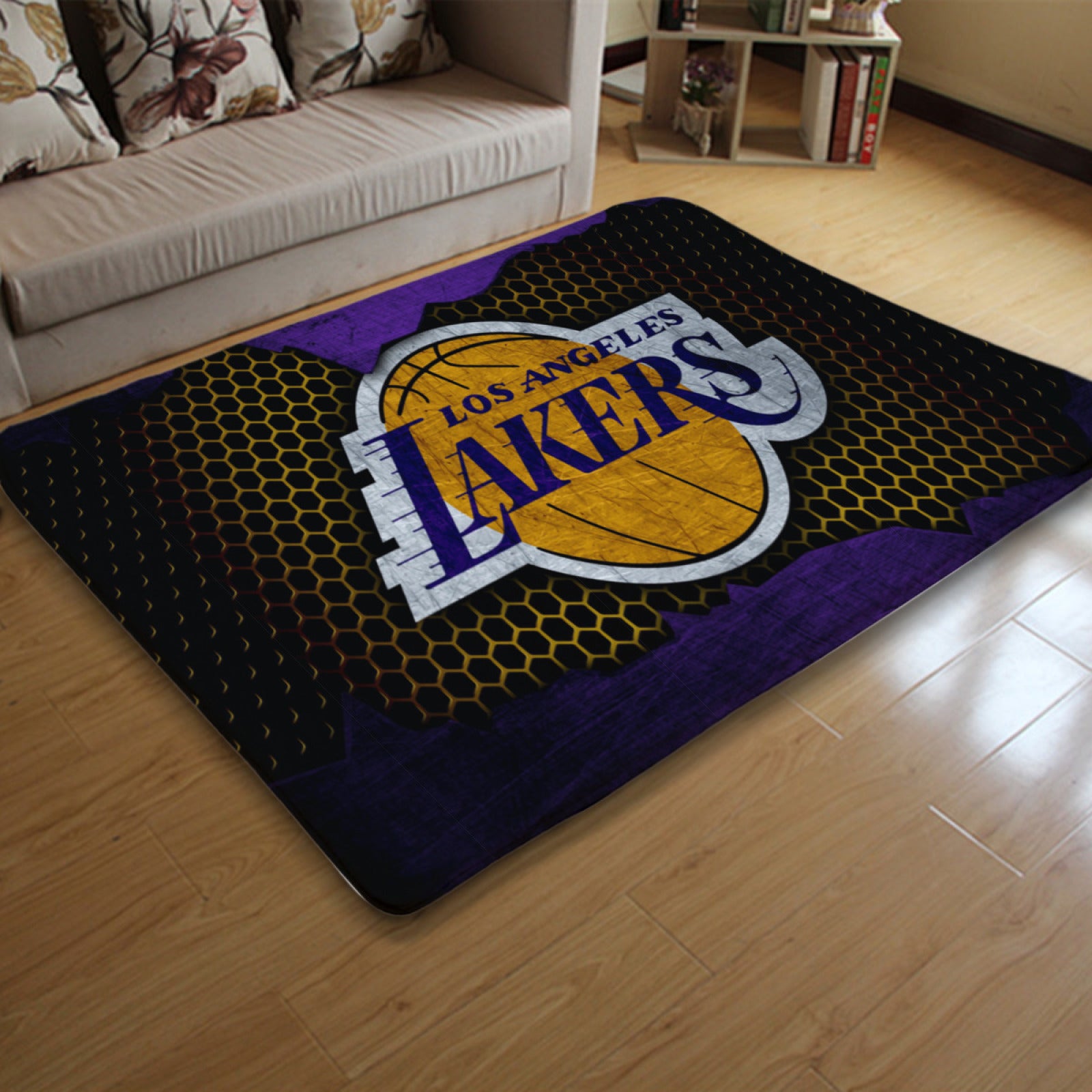 Los Angeles Basketball Lakers Carpet Living Room Bedroom Mats Kitchen Bathroom Rugs