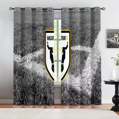 Macarthur Bulls FC Soccer Blackout Curtains Drapes for Window Treatment Set