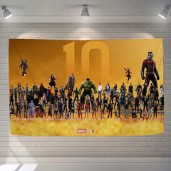 Marvel Iron Man Avengers Wall Decor Hanging Tapestry Home Bedroom Living Room Decorations