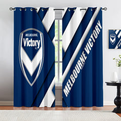 Melbourne Victory Soccer Blackout Curtains Drapes for Window Treatment Set