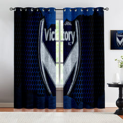 Melbourne Victory Soccer Blackout Curtains Drapes for Window Treatment Set