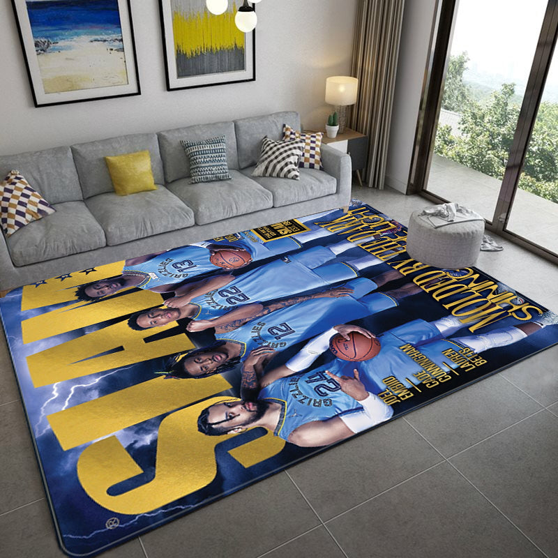 Memphis Grizzlies Carpet Living Room Bedroom Mats Kitchen Bathroom Rugs