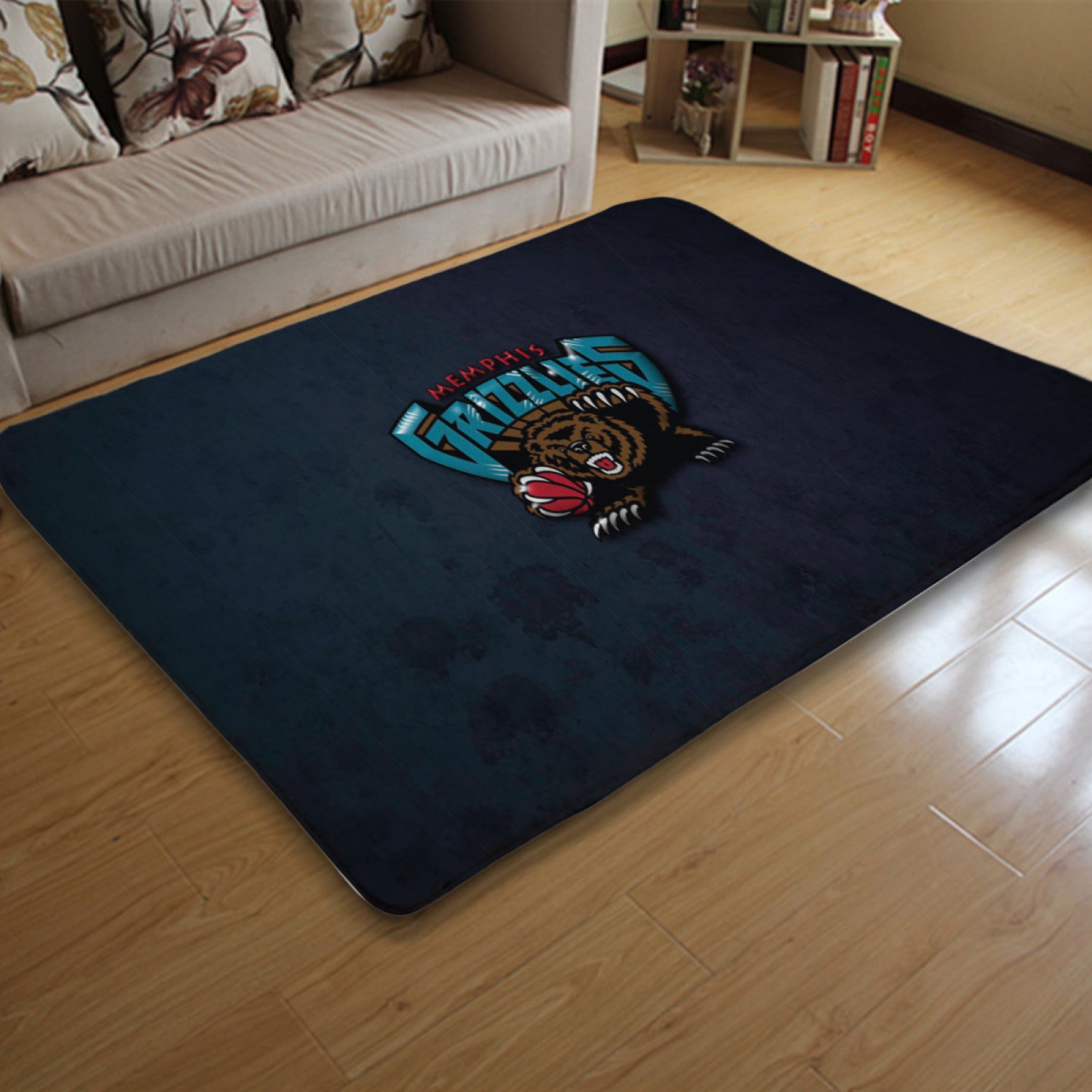 Memphis Basketball Grizzlies Carpet Living Room Bedroom Mats Kitchen Bathroom Rugs
