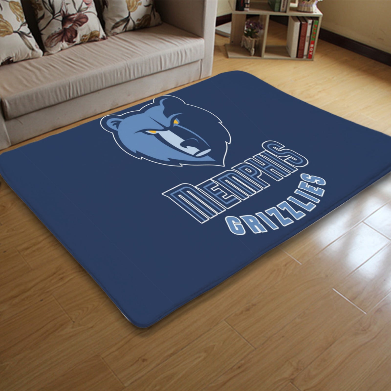 Memphis Basketball Grizzlies Carpet Living Room Bedroom Mats Kitchen Bathroom Rugs