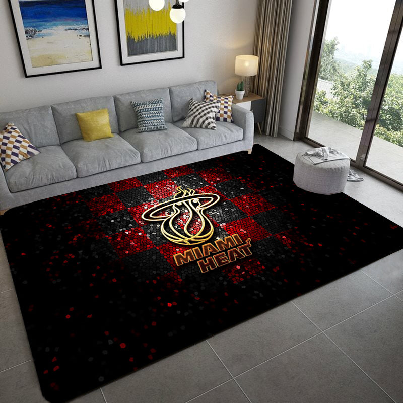 Miami Heat Carpet Living Room Bedroom Mats Kitchen Bathroom Rugs