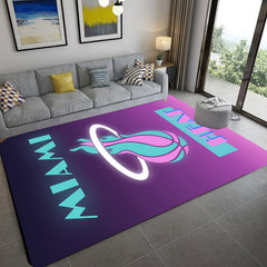 Miami Heat Carpet Living Room Bedroom Mats Kitchen Bathroom Rugs
