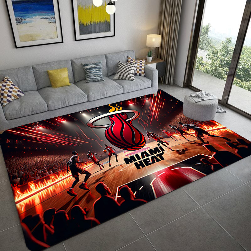 Miami Heat Carpet Living Room Bedroom Mats Kitchen Bathroom Rugs