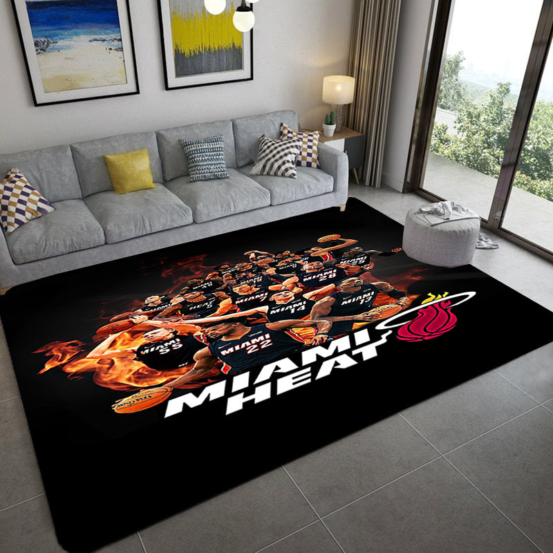 Miami Heat Carpet Living Room Bedroom Mats Kitchen Bathroom Rugs