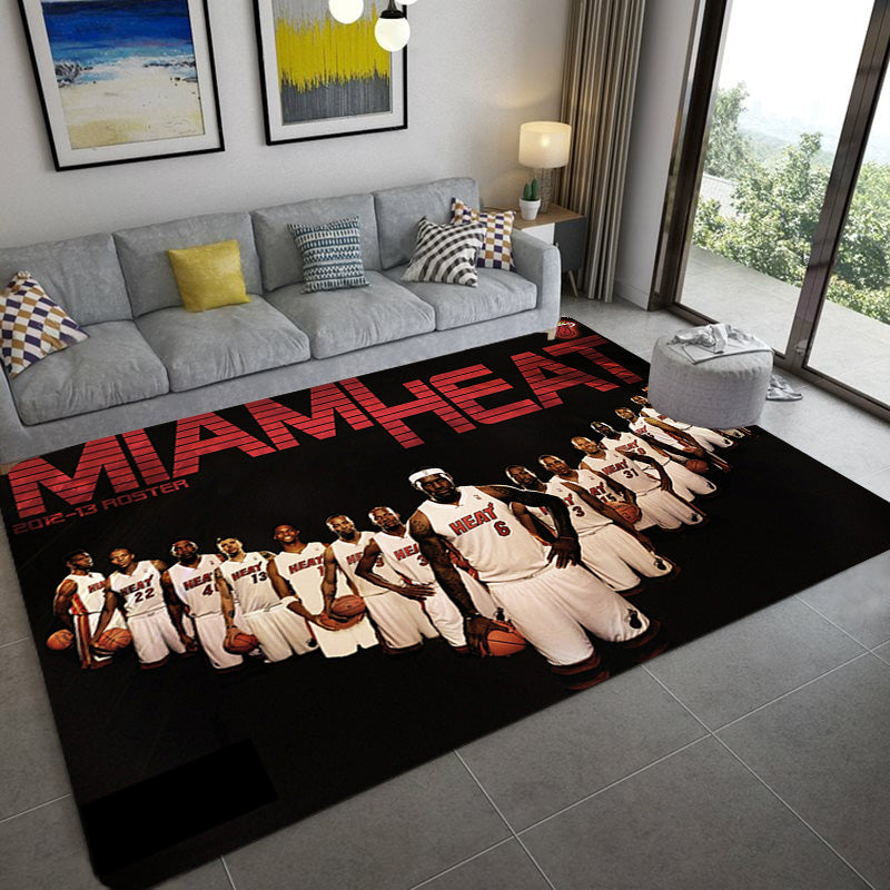 Miami Heat Carpet Living Room Bedroom Mats Kitchen Bathroom Rugs