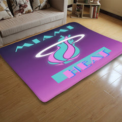 Miami Basketball Heat Carpet Living Room Bedroom Mats Kitchen Bathroom Rugs