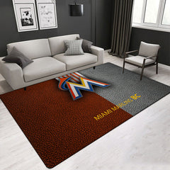 Miami Marlins Carpet Living Room Bedroom Mats Kitchen Bathroom Rugs
