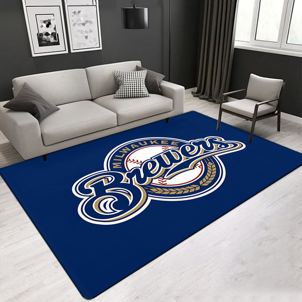 Milwaukee Brewers Carpet Living Room Bedroom Mats Kitchen Bathroom Rugs