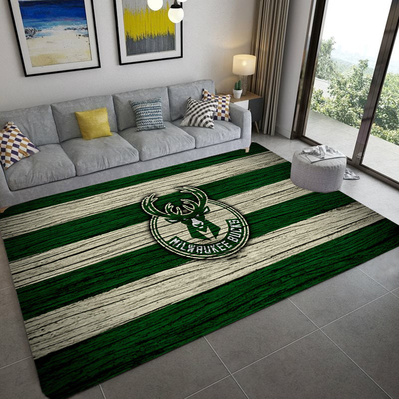 Milwaukee Bucks Carpet Living Room Bedroom Mats Kitchen Bathroom Rugs