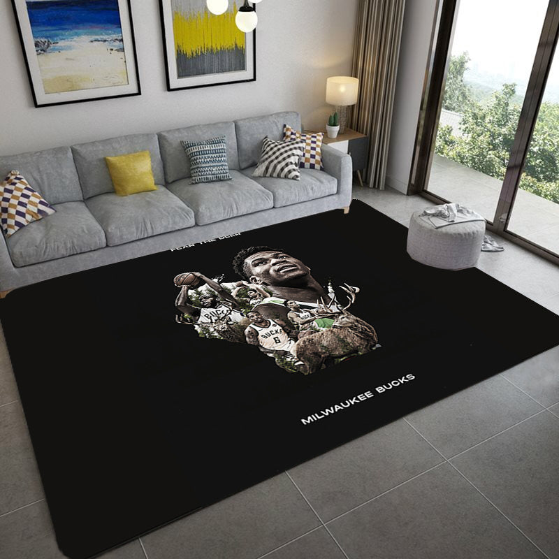 Milwaukee Bucks Carpet Living Room Bedroom Mats Kitchen Bathroom Rugs