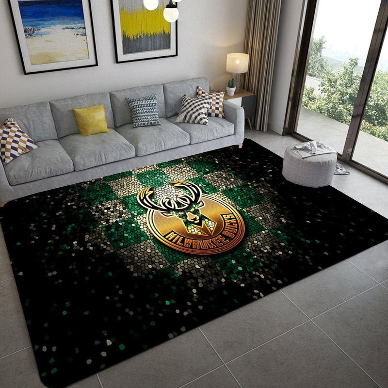 Milwaukee Bucks Carpet Living Room Bedroom Mats Kitchen Bathroom Rugs