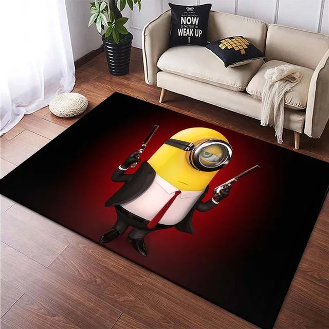 Minions Cosplay Carpet Living Room Bedroom Sofa Rug Door Mat