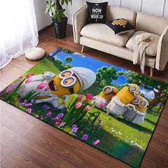 Minions Cosplay Carpet Living Room Bedroom Sofa Rug Door Mat