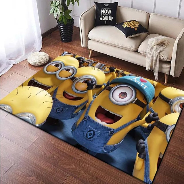 Minions Cosplay Carpet Living Room Bedroom Sofa Rug Door Mat