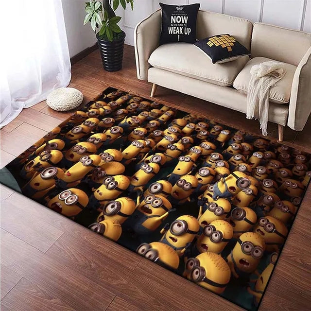 Minions Cosplay Carpet Living Room Bedroom Sofa Rug Door Mat