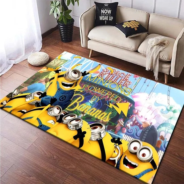 Minions Cosplay Carpet Living Room Bedroom Sofa Rug Door Mat