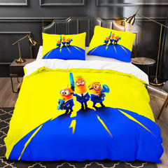 Minions & Monsters Duvet Cover Quilt Case Pillowcase Bedding Set Without Filler
