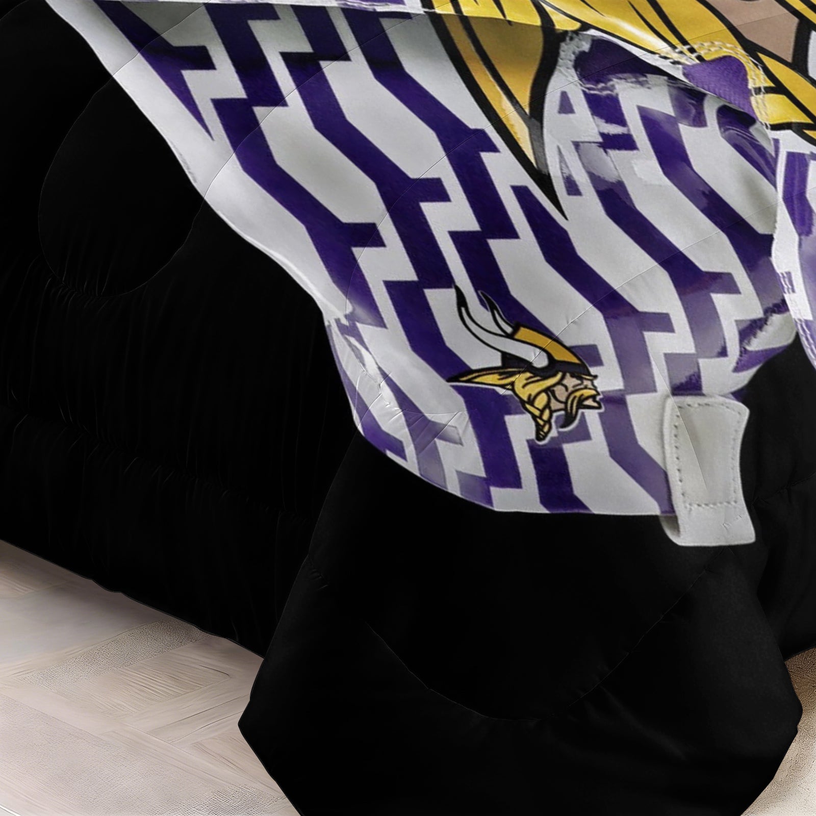 Minnesota Vikings Comforter Pillowcase Sets Blanket All Season Reversible Quilted Duvet