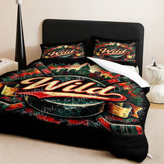 Minnesota Wild Hockey League Comforter Pillowcase Sets Blanket All Season Reversible Quilted Duvet
