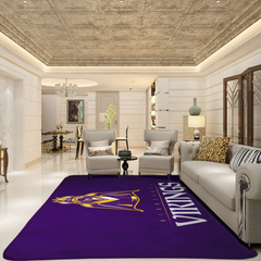 Minnesota Vikings Football Team Carpet Living Room Bedroom Mats Kitchen Bathroom Rugs