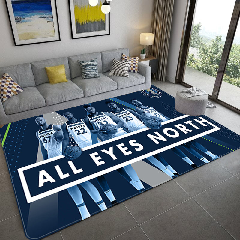 Minnesota Timberwolves Carpet Living Room Bedroom Mats Kitchen Bathroom Rugs