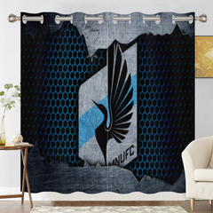 Minnesota United FC Blackout Curtains Drapes For Window Treatment Set