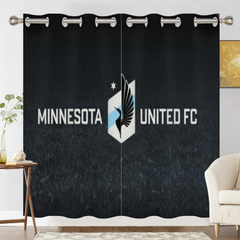 Minnesota United FC Blackout Curtains Drapes For Window Treatment Set