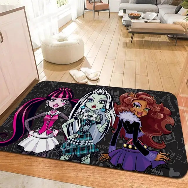 Monster High Cosplay Carpet Living Room Bedroom Sofa Rug Door Mat