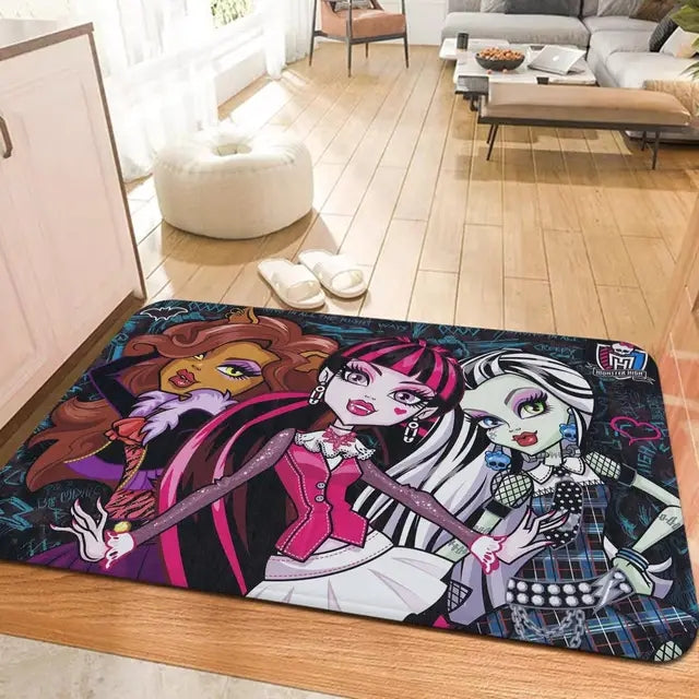 Monster High Cosplay Carpet Living Room Bedroom Sofa Rug Door Mat