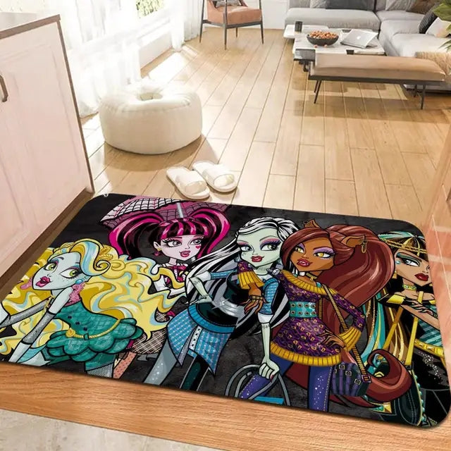 Monster High Cosplay Carpet Living Room Bedroom Sofa Rug Door Mat