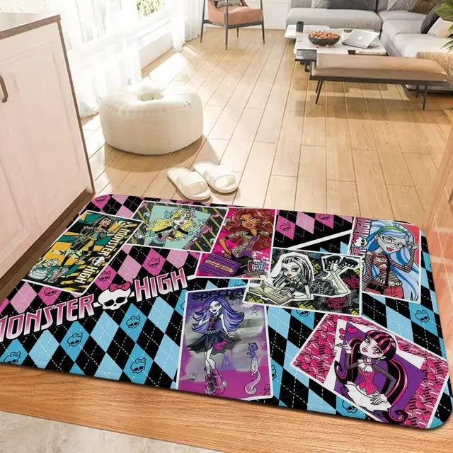 Monster High Cosplay Carpet Living Room Bedroom Sofa Rug Door Mat