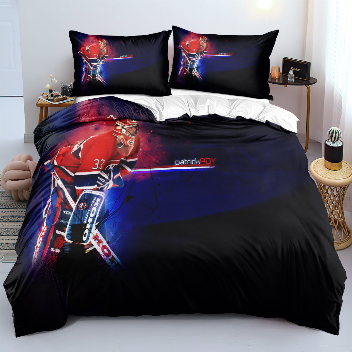 Montreal Canadiens Hockey League Duvet Cover Quilt Case Pillowcase