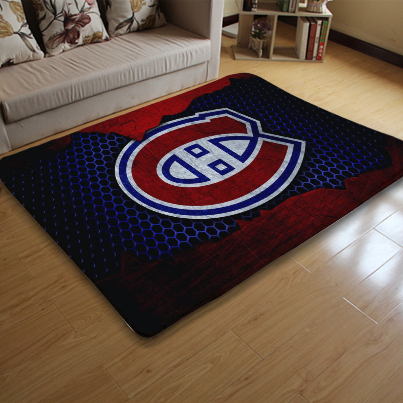 Montreal Canadiens Hockey League Carpet Living Room Bedroom Mats Kitchen Bathroom Rugs