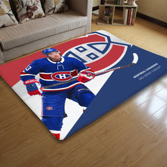Montreal Canadiens Hockey League Carpet Living Room Bedroom Mats Kitchen Bathroom Rugs