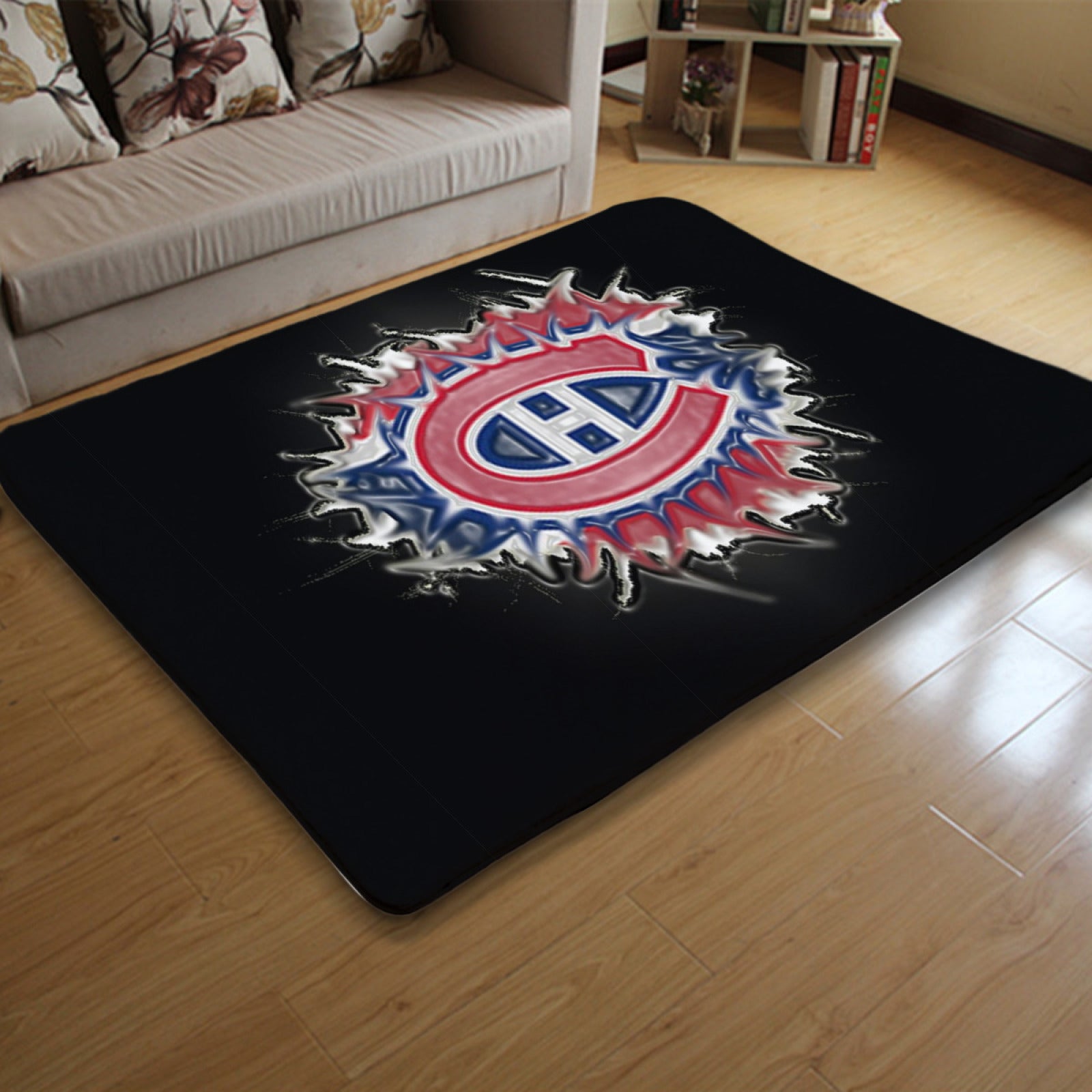 Montreal Canadiens Hockey League Carpet Living Room Bedroom Mats Kitchen Bathroom Rugs